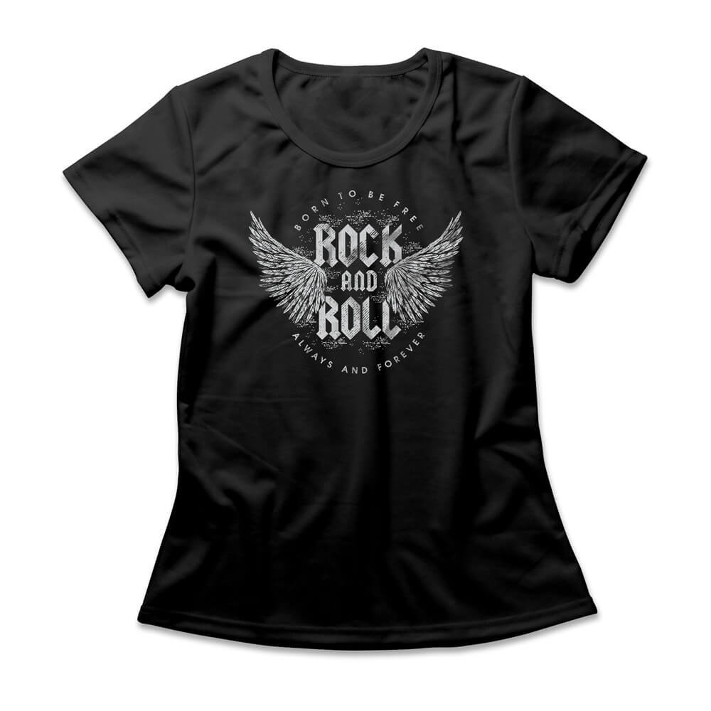 Camiseta Feminina Rock And Roll