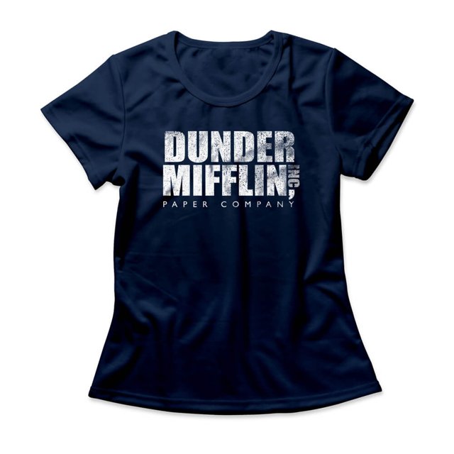 Camiseta Feminina Dunder Mifflin, Studio Geek