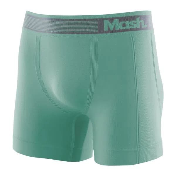 Cueca Boxer Mash Bond Poliamida Sem Costura Verde
