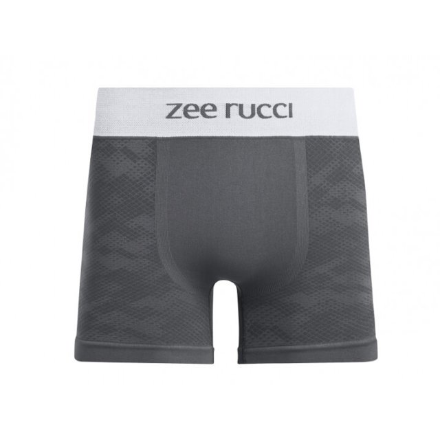 Cueca Boxer Zee Rucci Jacquard Micro S/ Cost Cinza