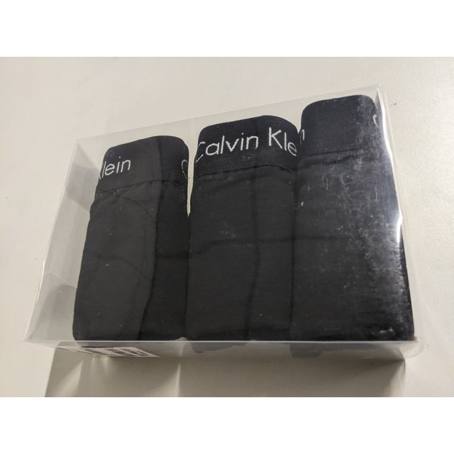 Kit 3 Cuecas Trunk Plus Size Calvin Klein Life Algodão Black