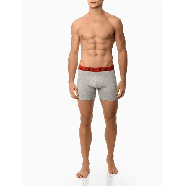 Cueca Boxer CK Minimal Calvin Klein Mescla