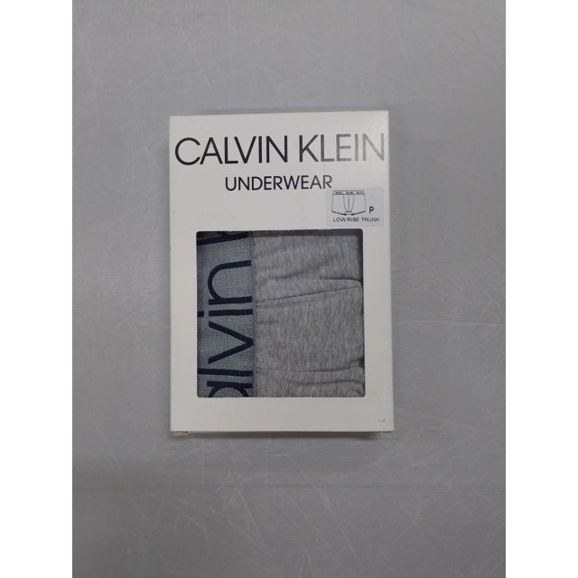Cueca Trunk Calvin Klein Icon Algodão Cinza