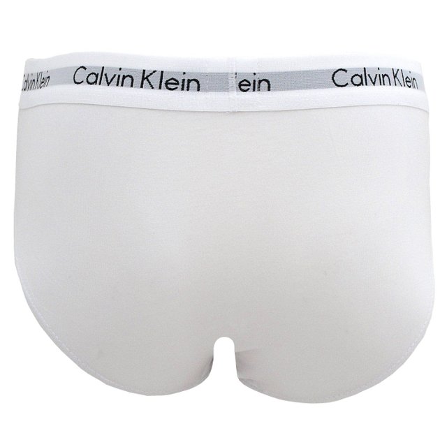 Cueca Slip Calvin Klein Confort Modal Branca