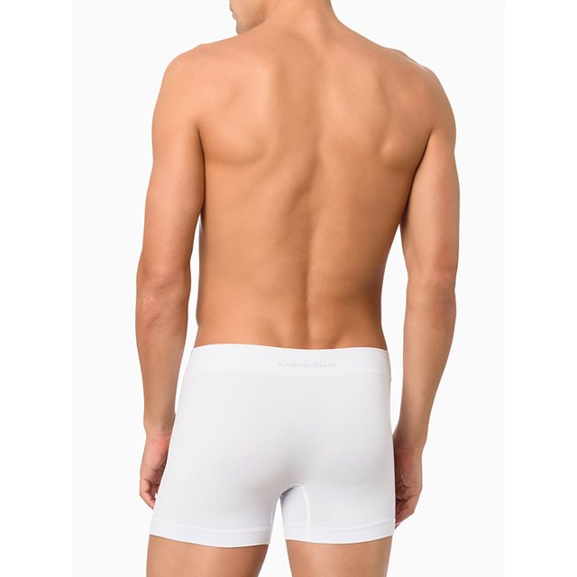 Cuecas Calvin Klein Underwear Trunk Seamless Outline Logo Branca