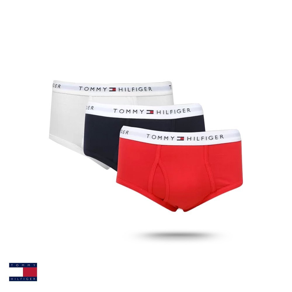 Kit 3 Slip Algodão Mahogany Tommy Hilfiger