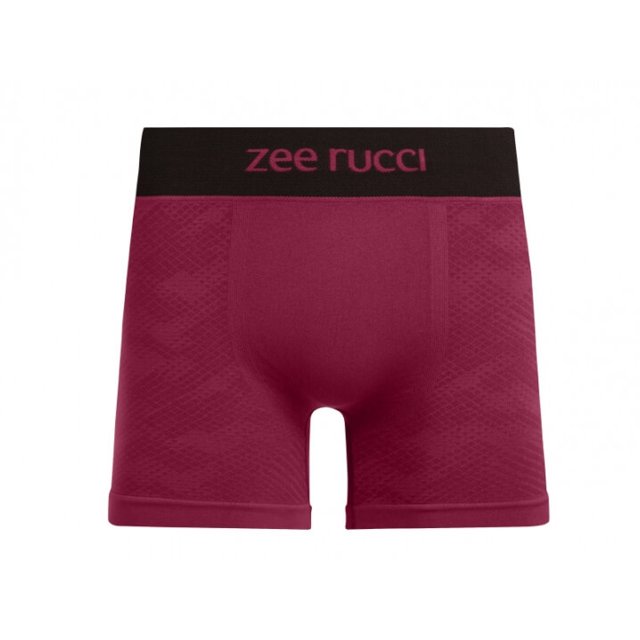 Cueca Boxer Zee Rucci Jacquard Micro S/ Cost Bordô