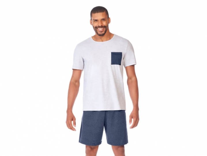 Pijama Masc Zee Rucci Camiseta com Bolso e Bermuda