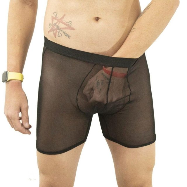 cuecas boxer transparente