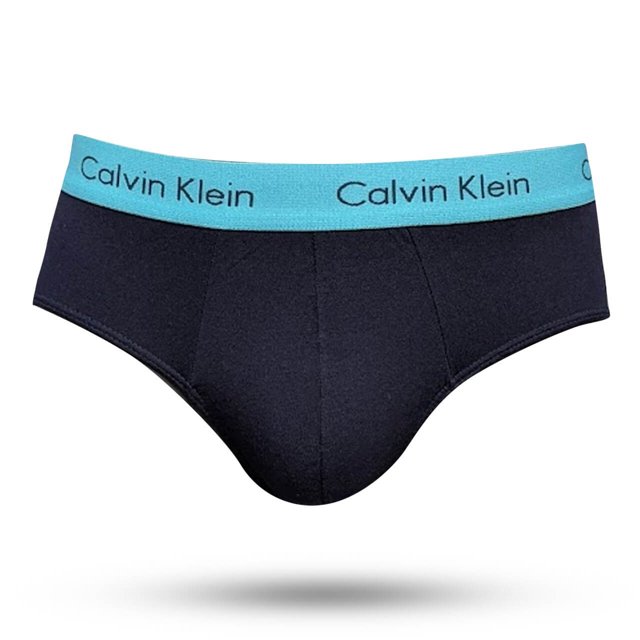 Cueca Slip Calvin Klein Confort Modal Verde Médio