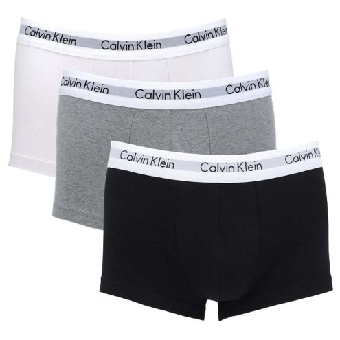 Calcinha Short Boxer Plus Size Calvin Klein - Mescla