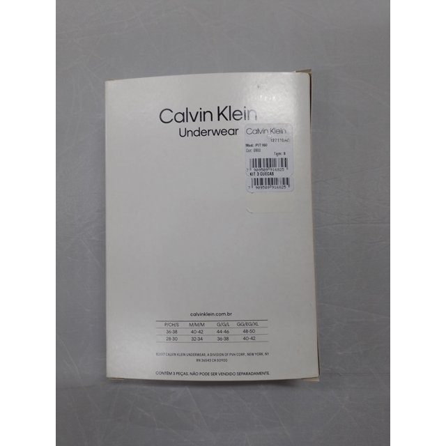 Kit 3 Trunk Calvin Klein Micro Sem Costura Brancas