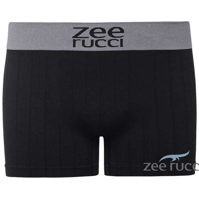 Cueca Boxer Zee Rucci Jacquard Plus Size Micro S/ Cost Preta