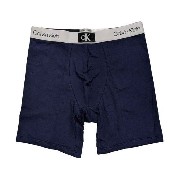Cueca Calvin Klein Trunk/Boxer Azul Marinho Algodão/Elastano - G