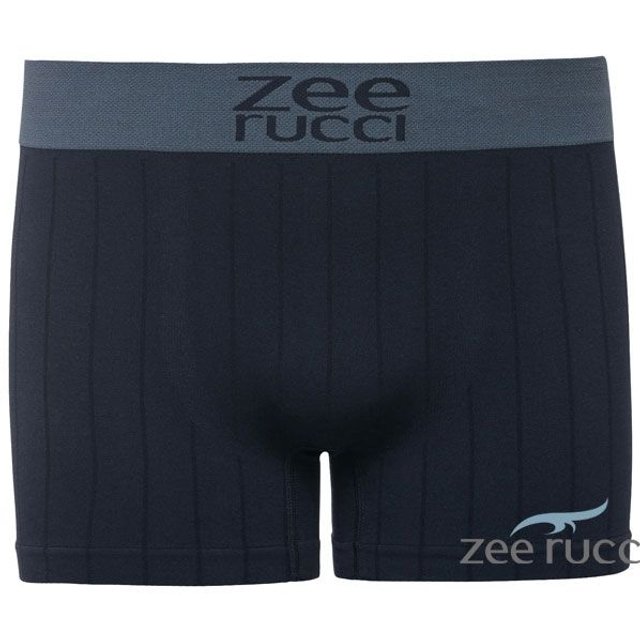 Cueca Boxer Zee Rucci Jacquard Plus Size Micro S/ Cost Azul