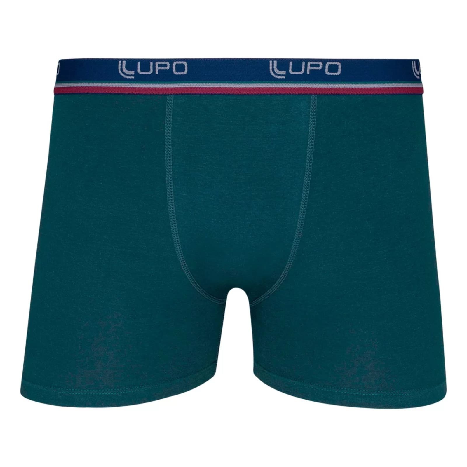 Cueca Boxer Lupo Comfort Algodão Verde