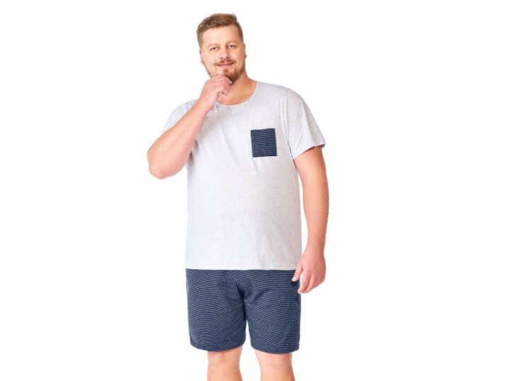 Pijama Masc Plus Size Zee Rucci Camiseta com Bolso e Bermuda