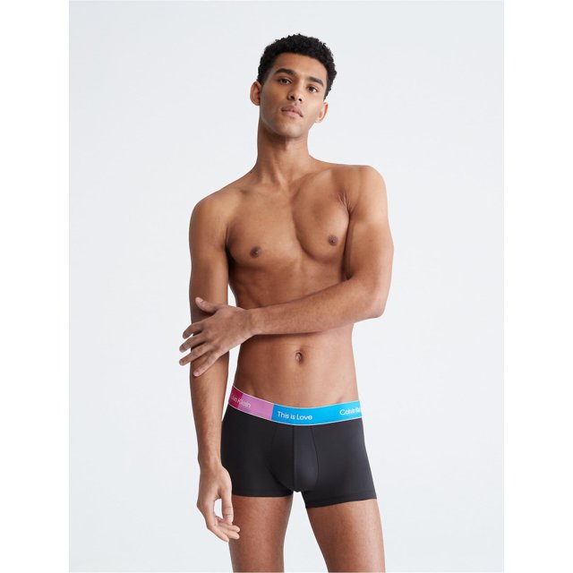 Cueca Calvin Klein Underwear Boxer Lettering Pink - Compre Agora