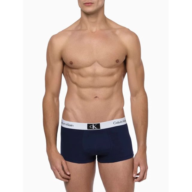 Cueca Trunk Low Rise Calvin Klein Azul: Conforto e Estilo