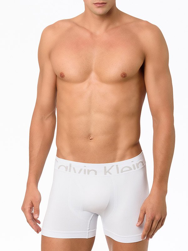 Cueca Calvin Klein Underwear Boxer Trunk Seamless Logo Rosa