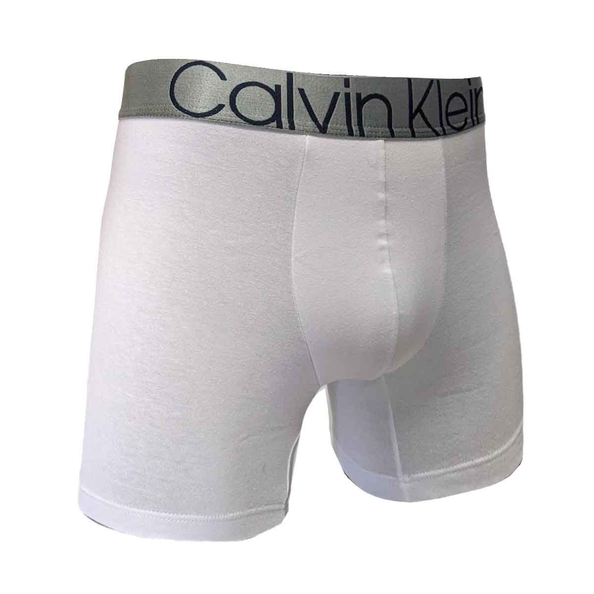 Cueca Boxer Calvin Klein Elástico Brilhante Largo Branca