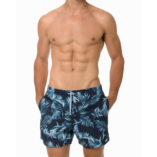 shorts-swim-masculino-clavin-klein-leaf-print-marinho-frente