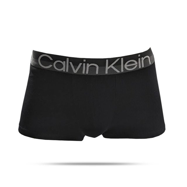 Cueca Trunk Calvin Klein CK One Canelada Preta 100% Algodão