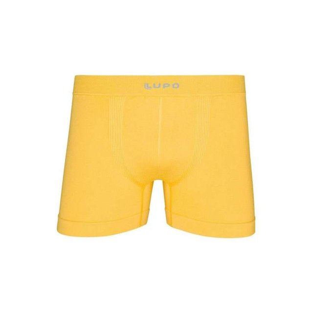 Cueca Boxer Lupo Micromodal Sem Costura Amarelo Ouro