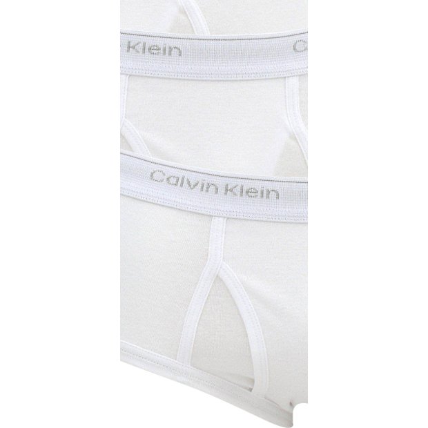 Cueca Calvin Klein Brief Slip em Algodão U1000M Kit C/3 - Mega São