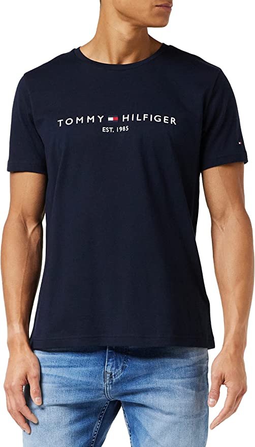 Camiseta T-shirt Tommy Hilfiger Flag Logo Branca