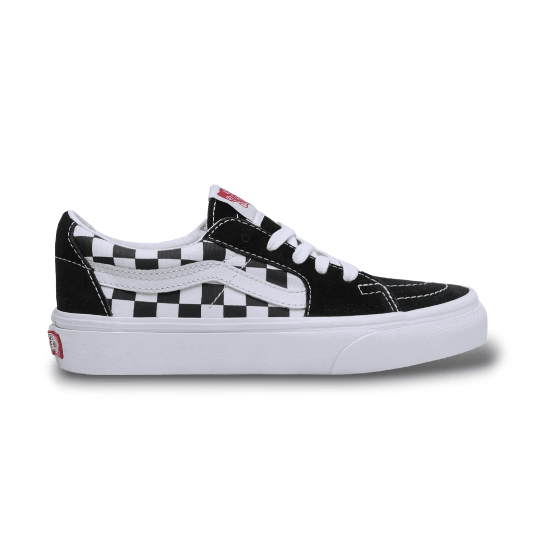 Tênis Vans Sk8 Low Preto-Branco-Xadrez Bulldog Store
