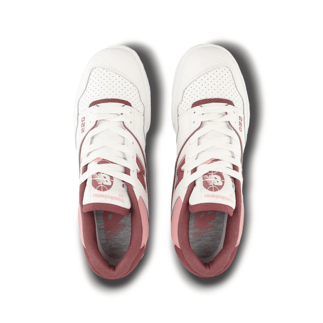 Tênis New Balance 550 Branco Bordo