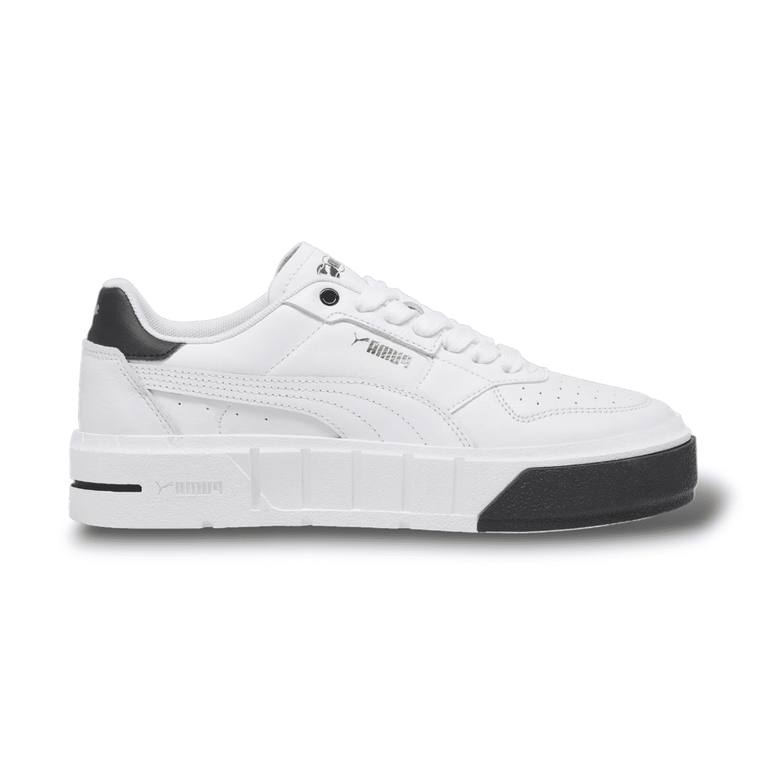 Tênis Puma Cali Court Leather Branco-Preto Bulldog Store