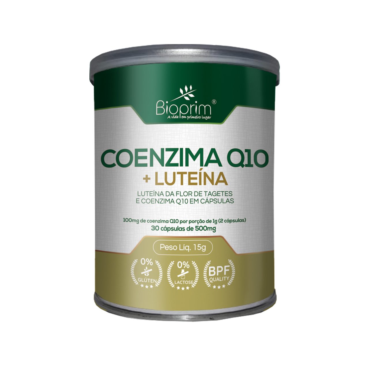 Coenzima Q10 Luteína 500mg 30 Cápsulas Bioprim 3100