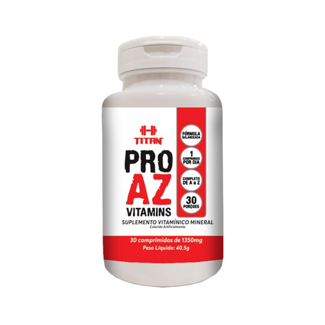 PRO AZ 1,350g - 30 comprimidos | Titan Suplementos