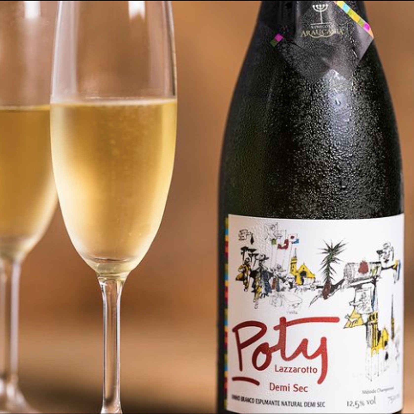 ARAUCÁRIA POTY LAZZAROTTO Espumante Demi Sec | vinato.br