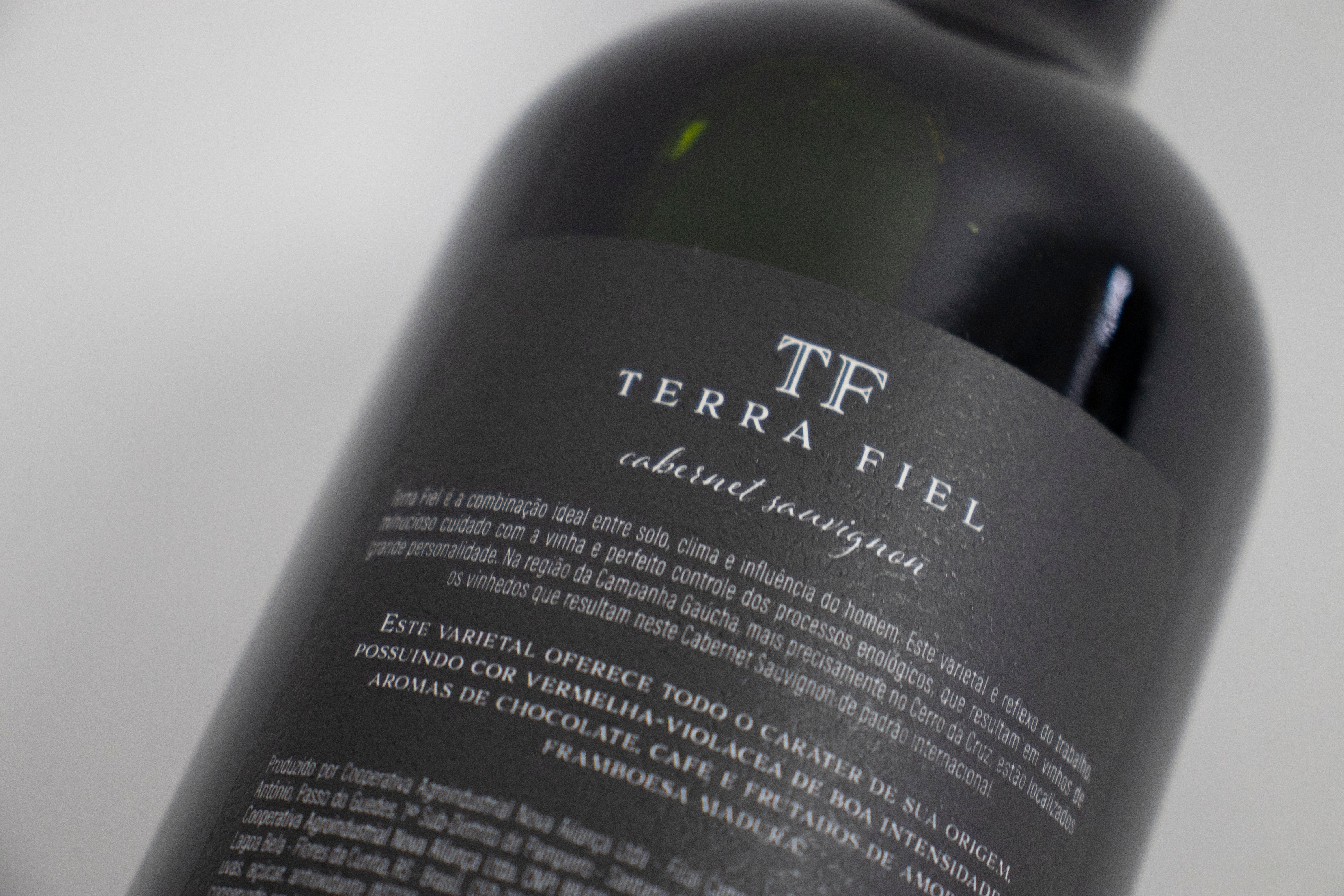 Vinho Tinto Bra Terra Fiel Terroir Cabernet Sauvignon - Vinho