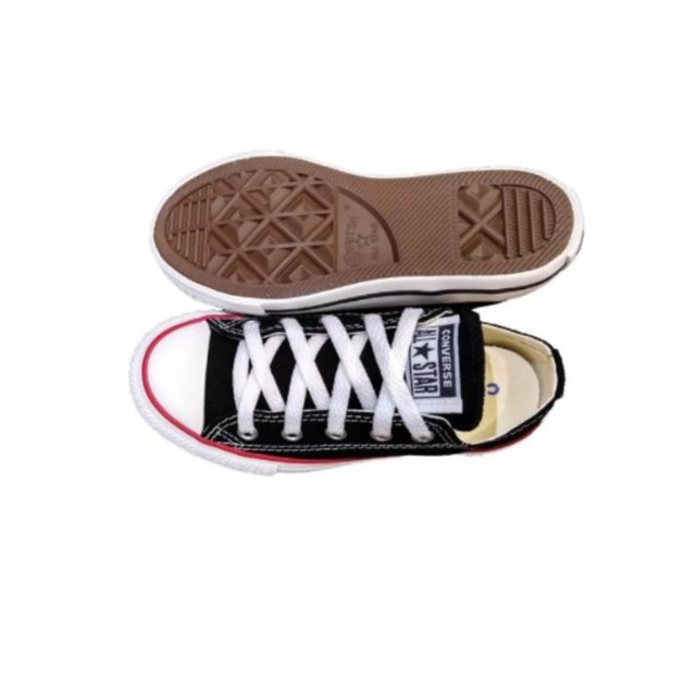 Tênis All Star CK00020007 Infantil Preto Vermelho Branco