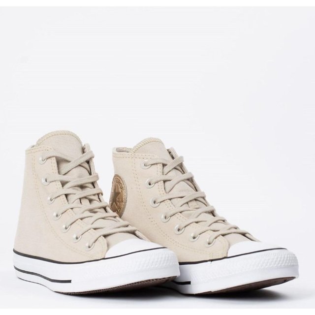 Tênis Converse All Star Chuck Taylor Cano Alto Unissex CT17290001 - Tênis  Converse All Star Chuck Taylor Cano Alto Unissex CT17290001 - Bege -  Converse All Star