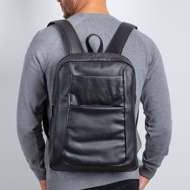 mochila de couro masculina adidas