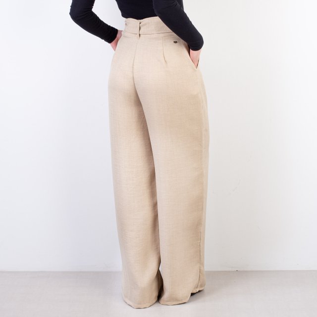 Calça Feminina Pantalona com Cinto