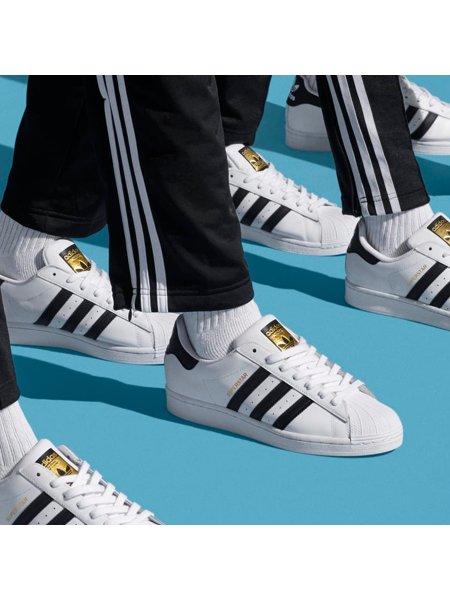 Tênis Adidas Superstar Branco Preto