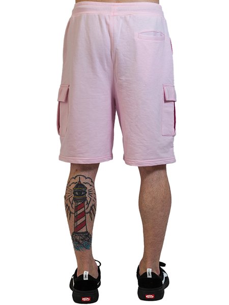 bermuda moletom rosa