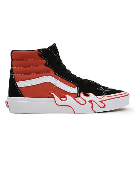 Vans with the flame Clearance