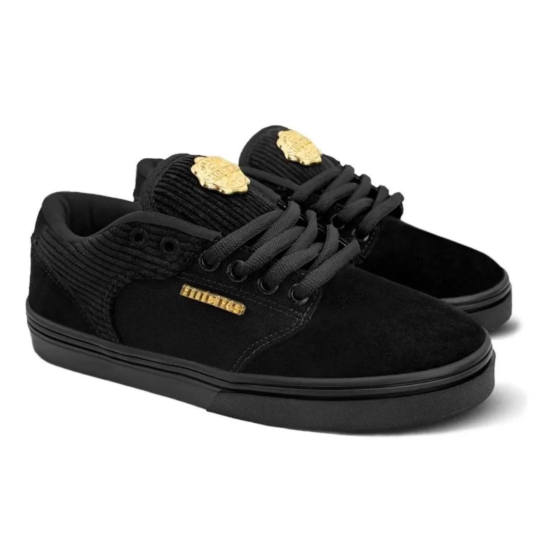 Hocks preto com deals dourado