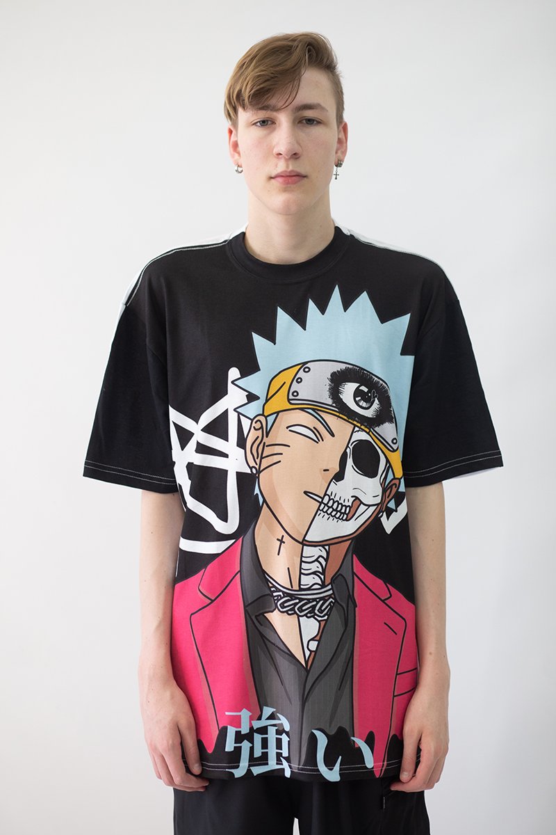 Blusa Feminina Estampada Manga Curta Naruto