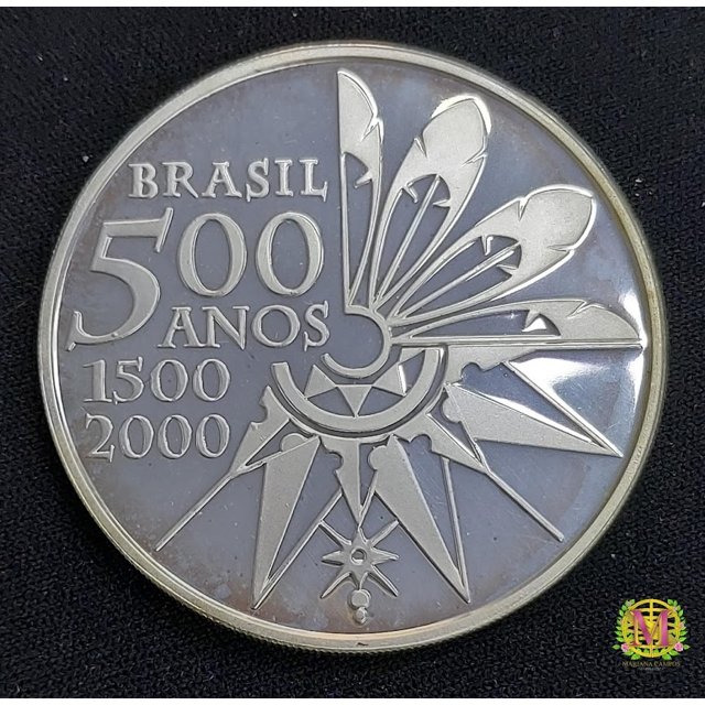 Moeda comemorativa 500 anos do Brasil - Prata (sem papelão