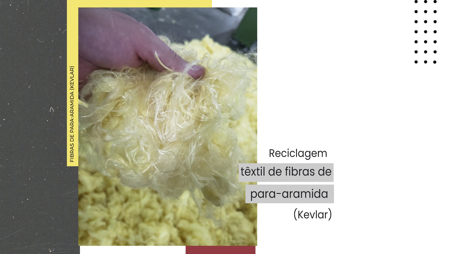 Reciclagem têxtil de fibras de para-​aramida (Kevlar)