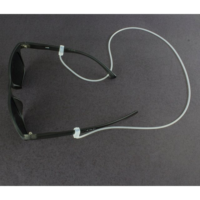 Cordinha para óculos Silicone JFsun longo meio da haste- Transp