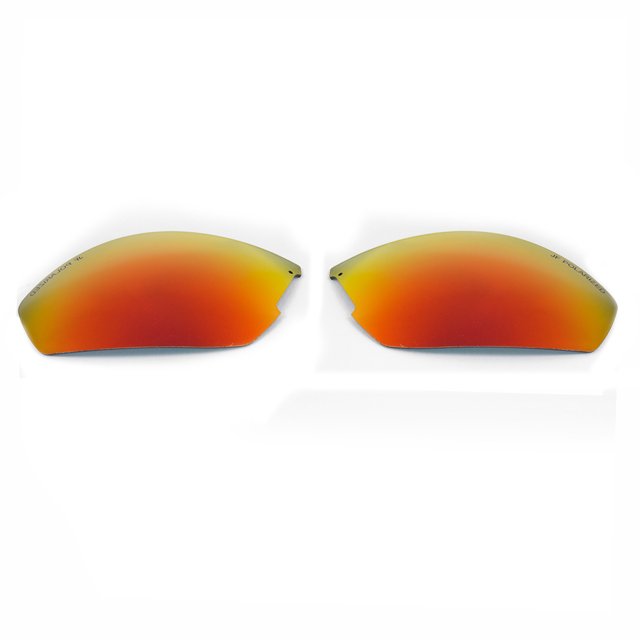 Oakley Flak 2.0 Branco / Vermelho - Fire Iridium